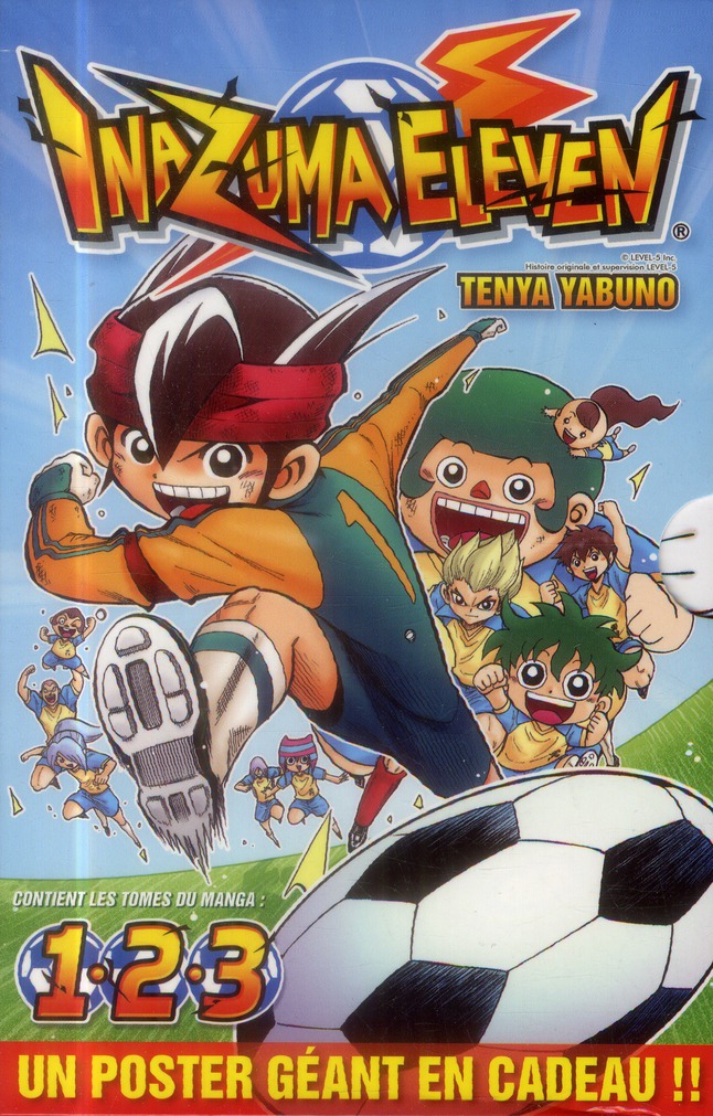 COFFRET INAZUMA ELEVEN (TOME 1 A TOME 3 + POSTER)