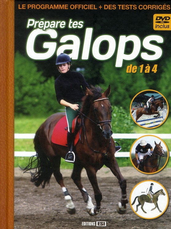 PREPARE TES GALOPS DE 1 A 4  + DVD