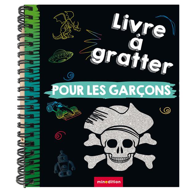 MINI LIVRE A GRATTER - POUR LES GARCONS