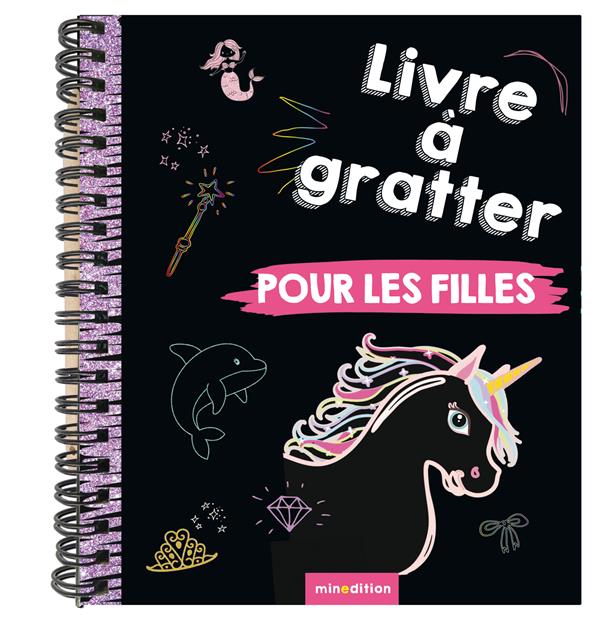 MINI LIVRE A GRATTER - POUR LES FILLES