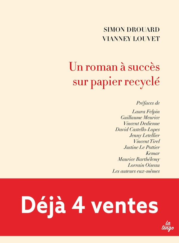 UN ROMAN A SUCCES SUR PAPIER RECYCLE