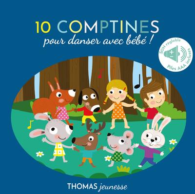 10 COMPTINES POUR DANSER ET CHANTER ! CHATS LIVRE SONORE