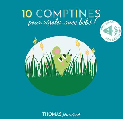 10 COMPTINES POUR RIGOLER ET S'AMUSER ! ANIMAUX SAUVAGES LIVRE SONORE