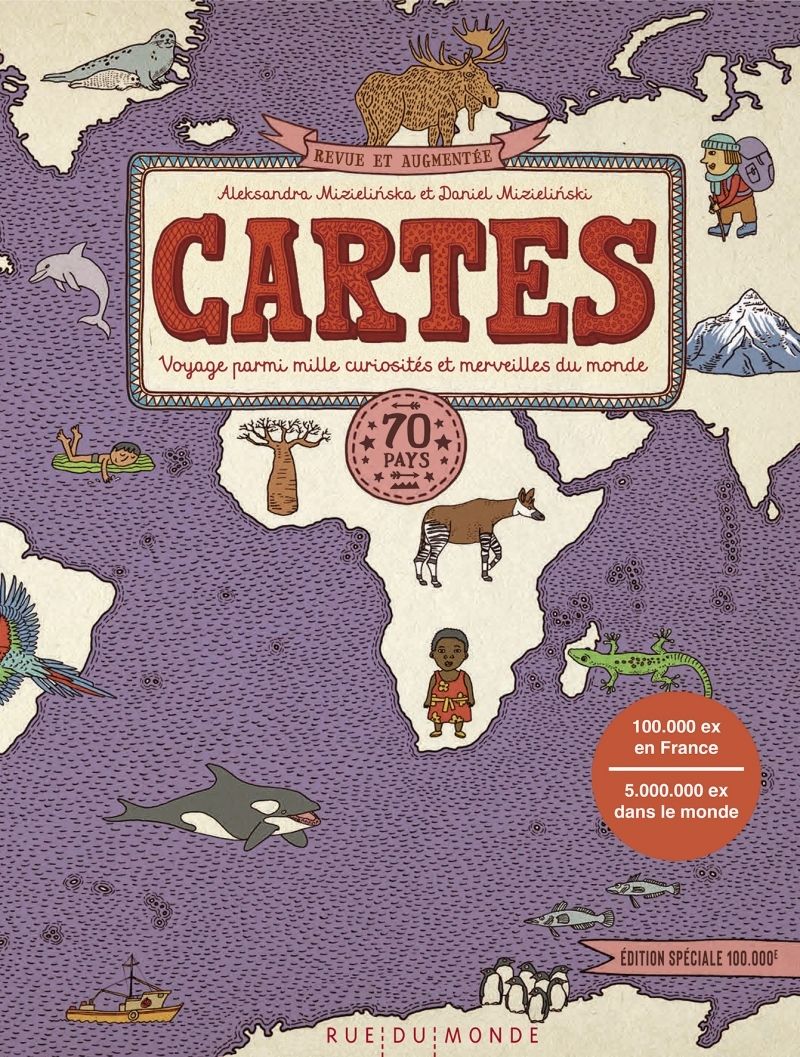 CARTES  EDITION REVUE ET AUGMENTEE POUR LE 100 000E EXEMPLA