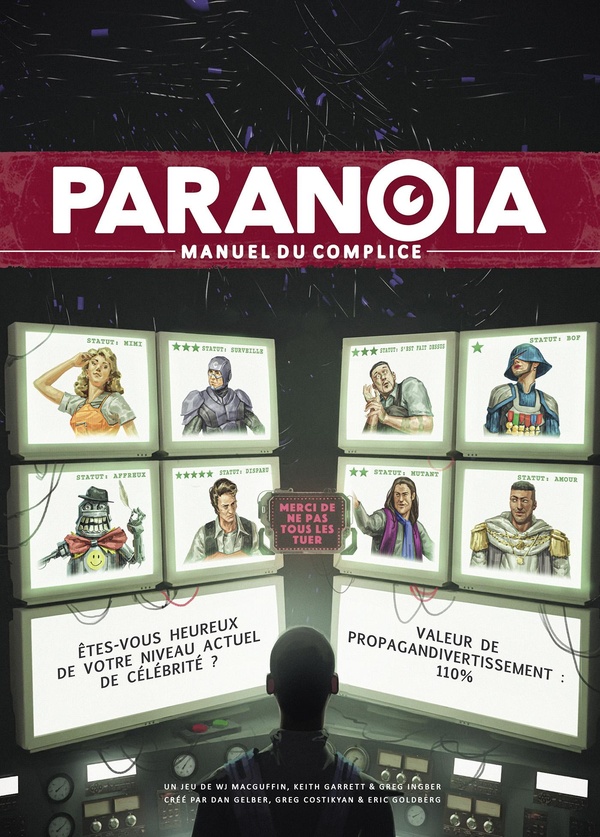 PARANOIA - MANUEL DU COMPLICE