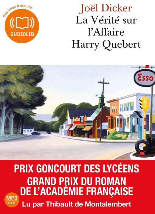 LA VERITE SUR L'AFFAIRE HARRY QUEBERT - LIVRE AUDIO 2 CD MP3