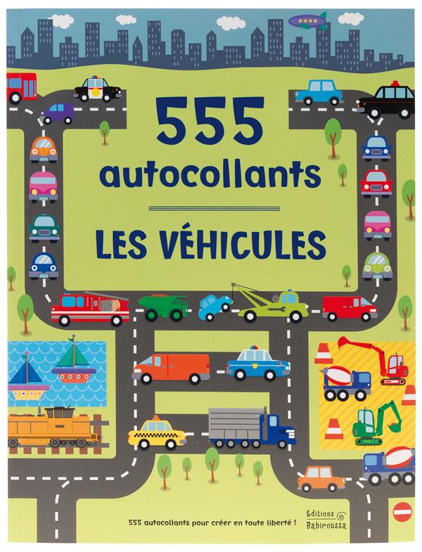 LES VEHICULES - 555 AUTOCOLLANTS