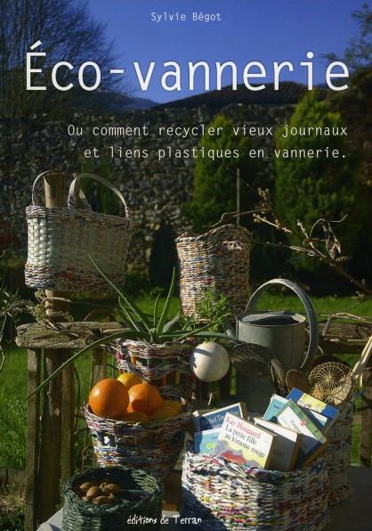ECO-VANNERIE - OU COMMENT RECYCLER VIEUX JOURNAUX ET LIENS PLASTIQUES EN VANNERIE