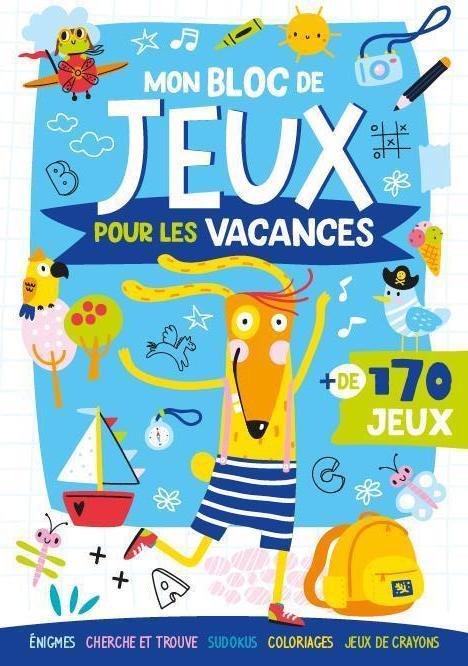 MON BLOC DE JEUX POUR LES VACANCES