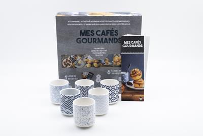 COFFRET BLEU CAFES GOURMANDS