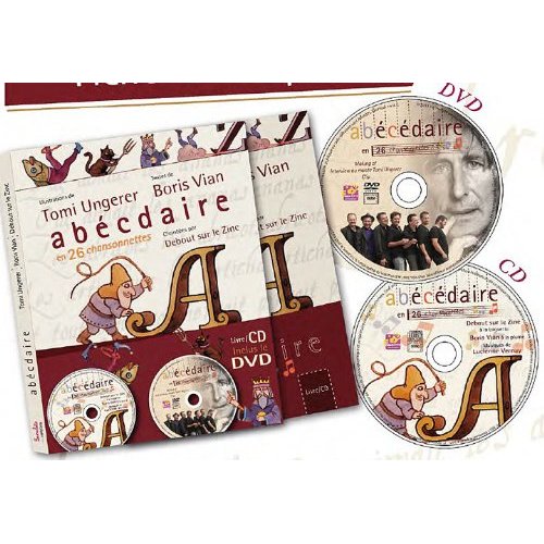 COFFRET L'ABECEDAIRE 1 LIVRE CD DVD