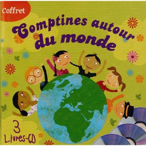 COFFRET COMPTINES AUTOUR DU MONDE (3 LIVRES CD)