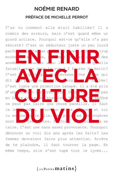 EN FINIR AVEC LA CULTURE DU VIOL