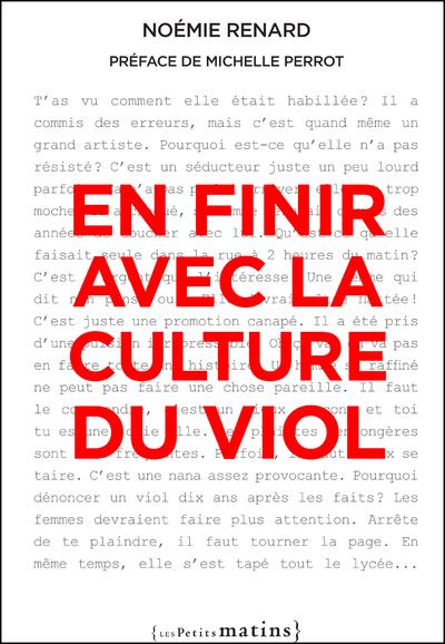 EN FINIR AVEC LA CULTURE DU VIOL