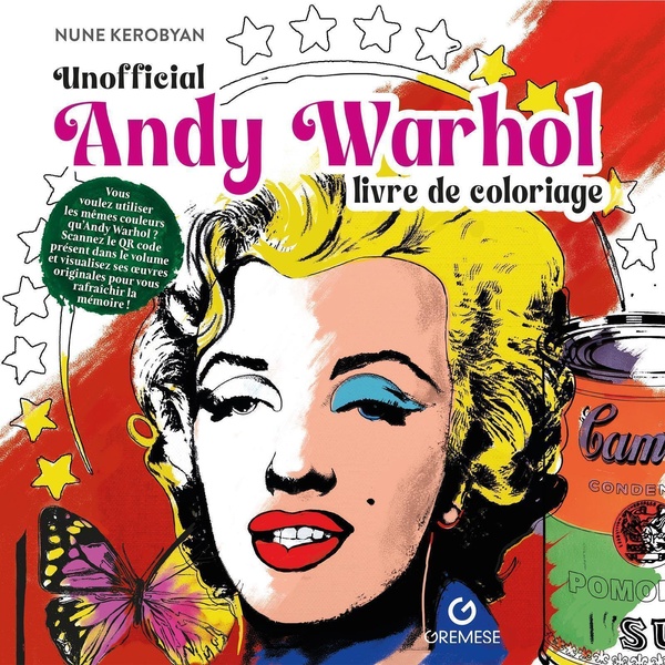 UNOFFICIAL ANDY WARHOL - LIVRE DE COLORIAGE