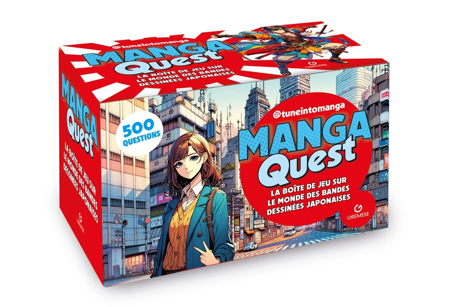 MANGA QUEST - LA BOITE DE QUIZ SUR LES BANDES DESSINES LES ANIMES JAPONAIS