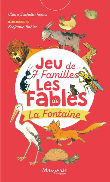 JEU DE 7 FAMILLES LES FABLES DE LA FONTAINE