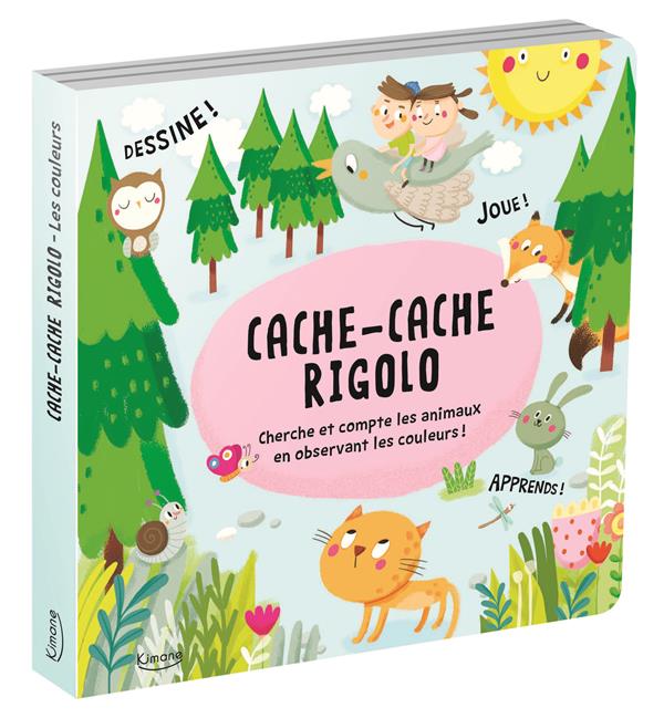 CHERCHE ET COMPTE LES ANIMAUX EN OBSERVANT LES COULEURS (COLL.CACHE-CACHE RIGOLO