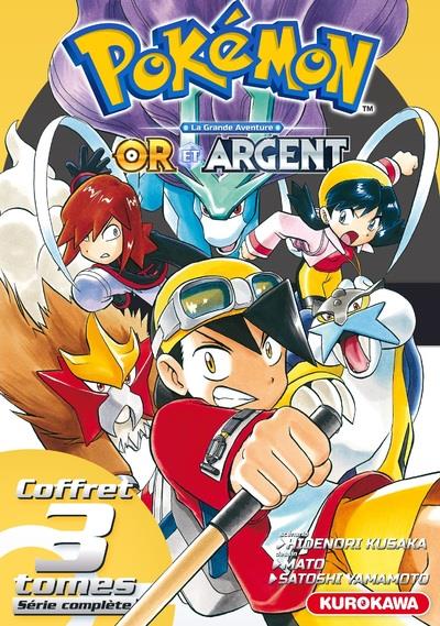 COFFRET POKEMON OR ET ARGENT - TOMES 1-2-3