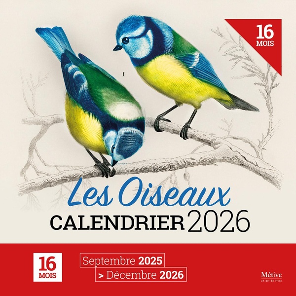 LES OISEAUX - CALENDRIER 2026