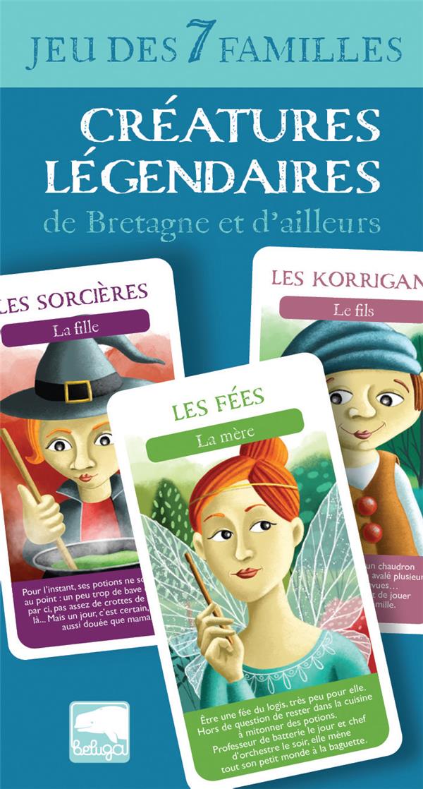 JEU DES 7 FAMILLES CREATURES LEGENDAIRES DE BRETAGNE ET D'AILLEURS