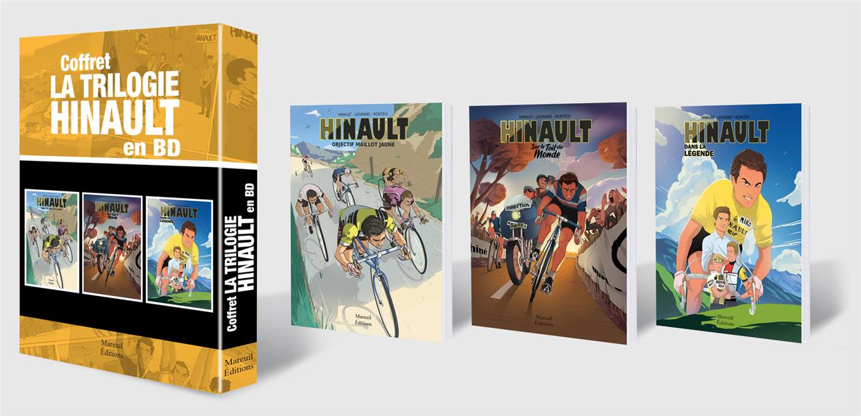 COFFRET LA TRILOGIE HINAULT EN BD