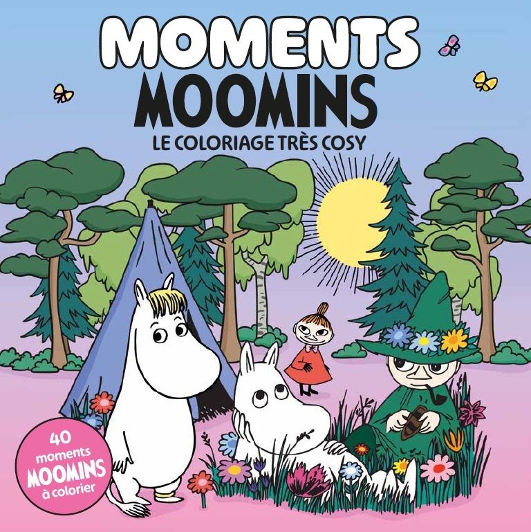 MOMENTS MOOMINS, LE COLORIAGE TRES COSY