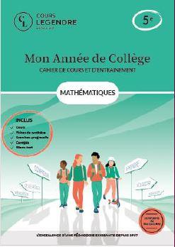 MON ANNEE DE COLLEGE - 5EME MATHEMATIQUES-CAHIER DE COURS ET D'ENTRAINEMENT - COURS  FICHES DE SYNTH