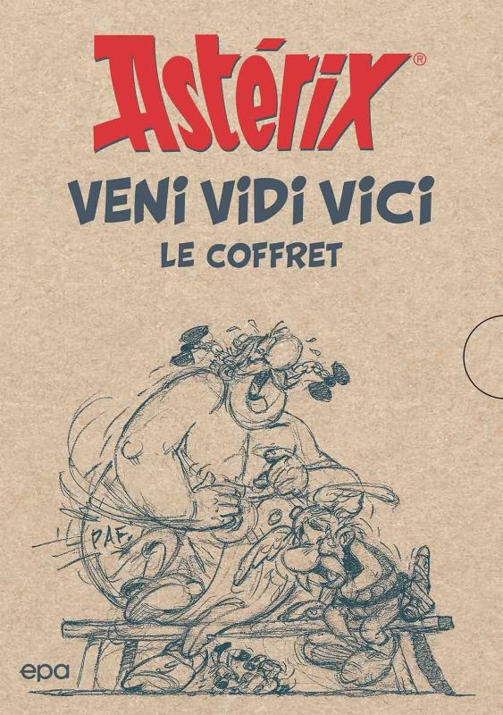 COFFRET 3 LIVRES ASTERIX - VENI, VIDI, VICI