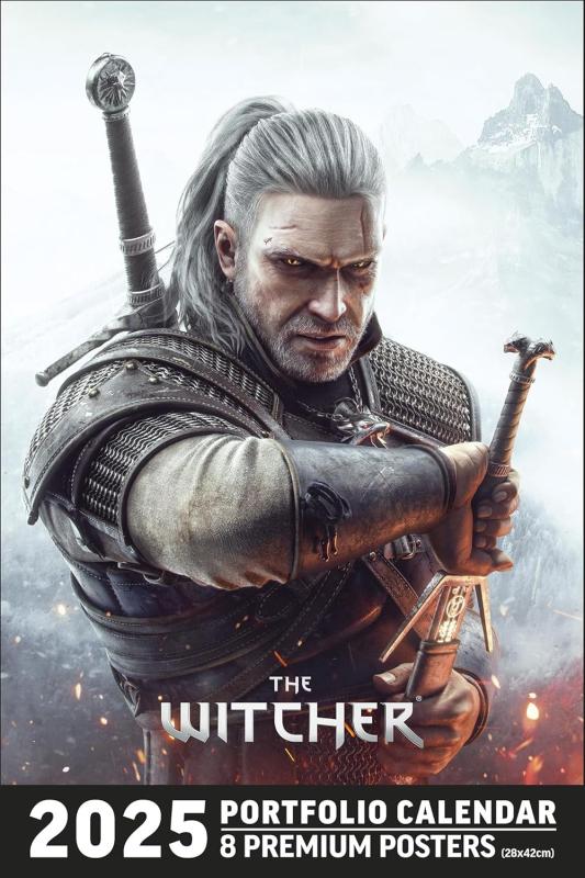 CALENDRIER PORTFOLIO 2025 THE WITCHER