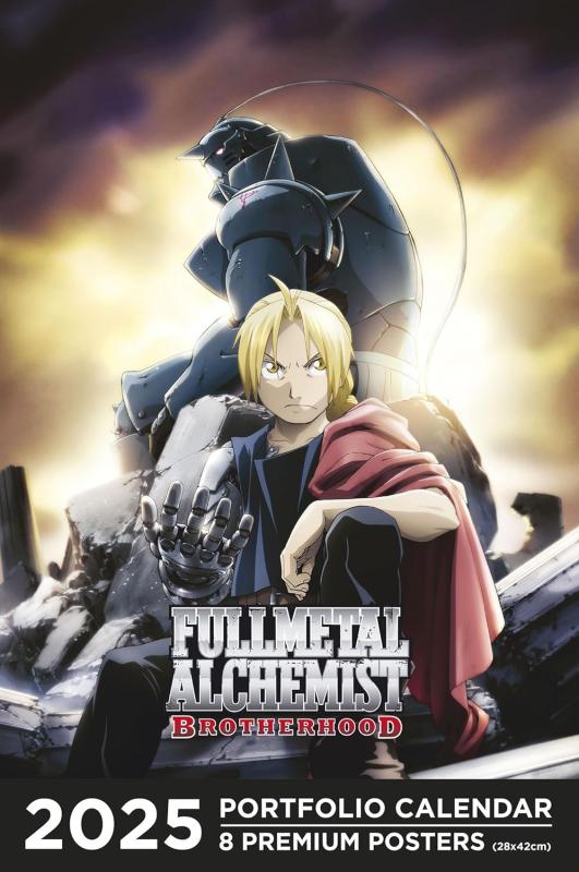 CALENDRIER PORTFOLIO 2025 FULLMETAL ALCHEMIST