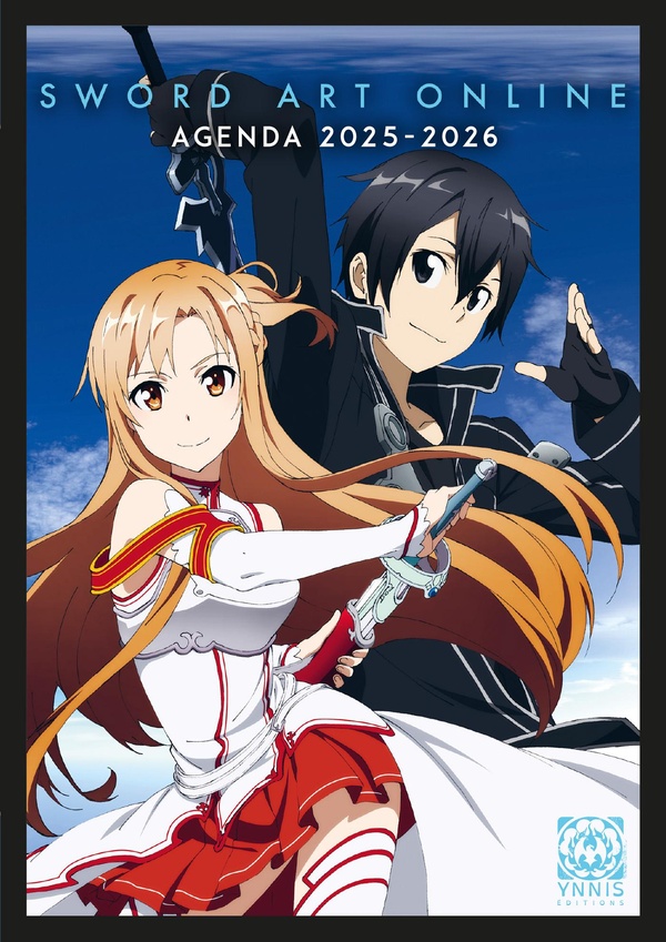 AGENDA SCOLAIRE 2025-2026 SWORD ART ONLINE