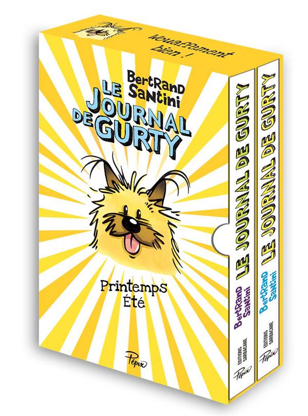 LE JOURNAL DE GURTY - COFFRET LE JOURNAL DE GURTY - T1/T4 - T1 : VACANCES EN PROVENCE / T4 : PRINTEM