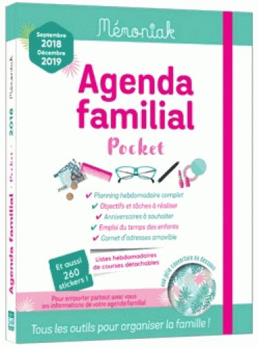 AGENDA FAMILIAL MEMONIAK POCKET 2018-2019