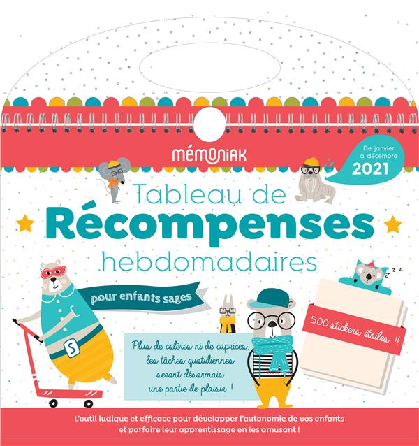 TABLEAU DE RECOMPENSES HEBDOMADAIRES MEMONIAK 2020-2021