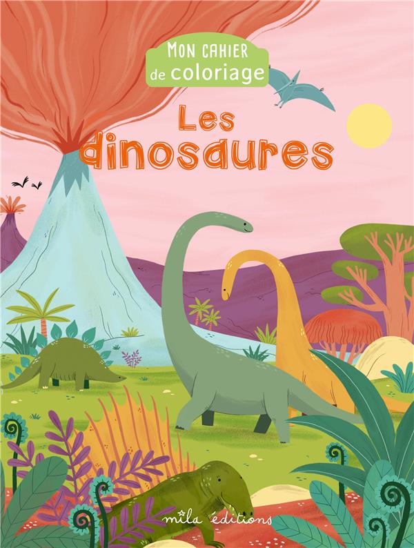 MON CAHIER DE COLORIAGEA: LES DINOSAURES