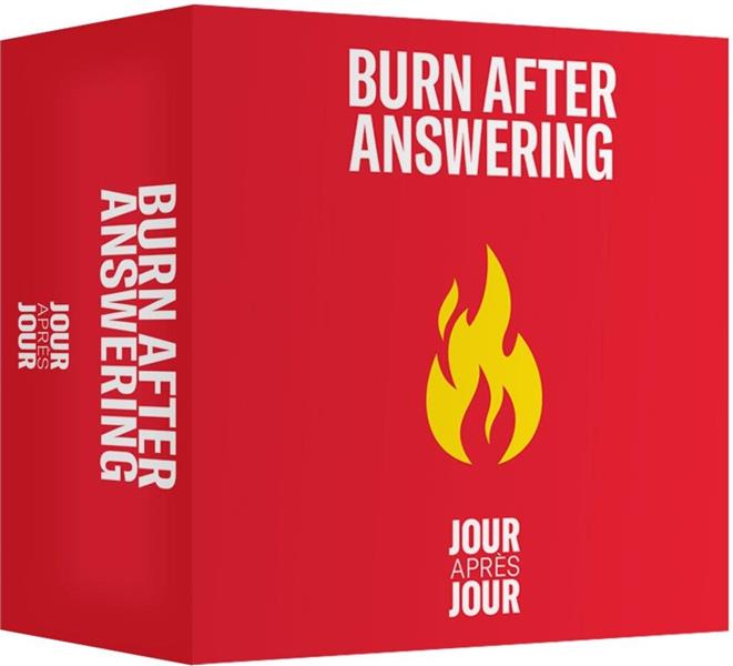 CALENDRIER AIMANTE - BURN AFTER ANSWERING