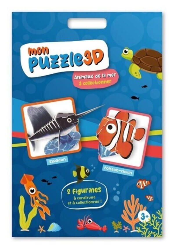 ANIMAUX DE LA MER A COLLECTIONNER - MON PUZZLE 3D