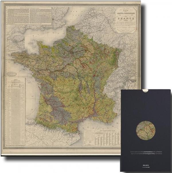 CARTE AGRICOLE ET CLIMATOLOGIQUE DE LA FRANCE