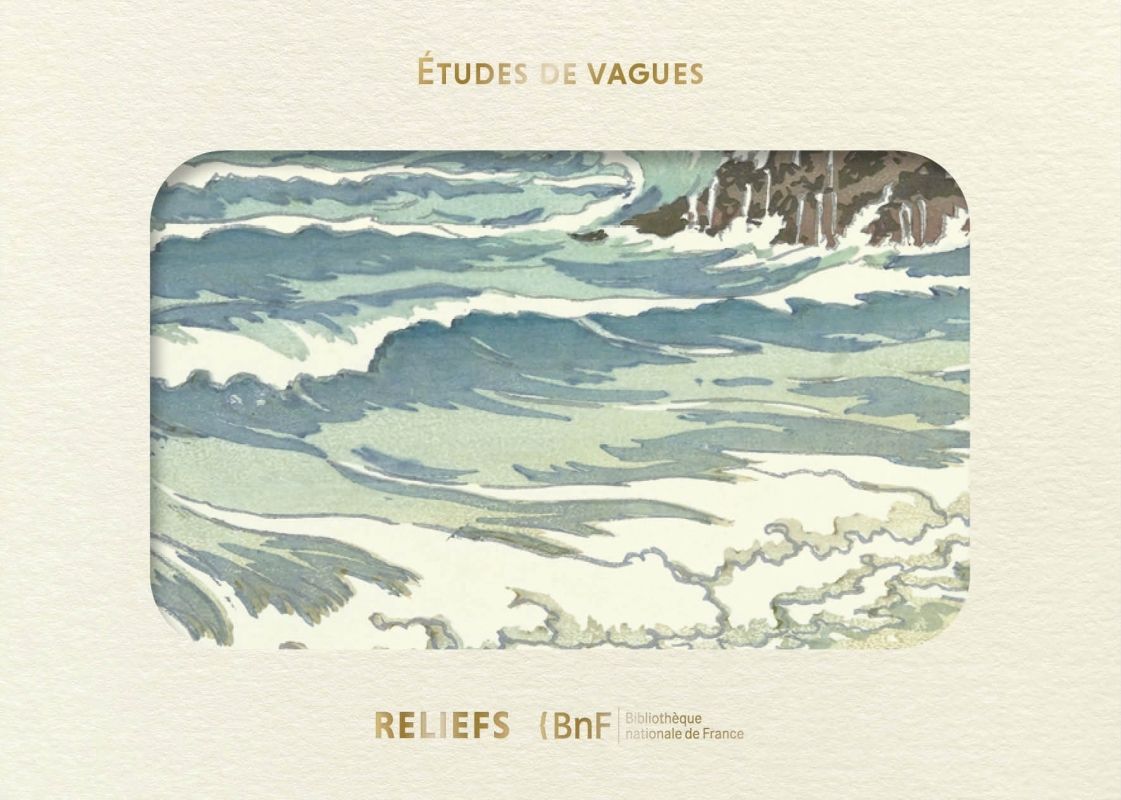 LIVRE DIMAGES  LA MER : ETUDES DE VAGUES