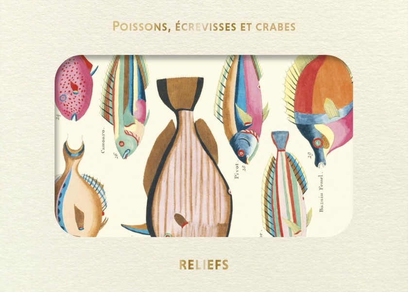 LIVRE DIMAGES  POISSONS, ECREVISSES ET CRABES