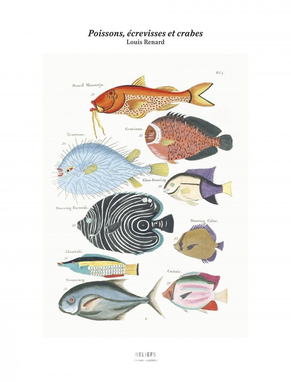 TIRAGE  POISSONS, ECREVISSES ET CRABES