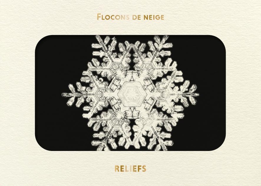 LIVRE D'IMAGES - FLOCONS DE NEIGE