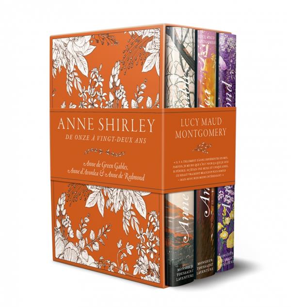 COFFRET SAGA ANNE SHIRLEY 1 A 3 - DE ONZE A VINGT DEUX ANS