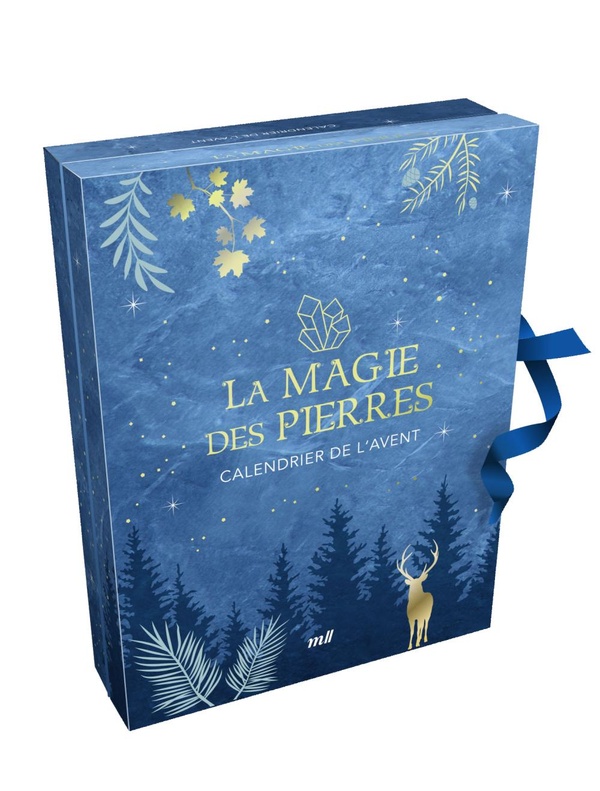 CALENDRIER DE L'AVENT - LA MAGIE DES PIERRES (COFFRET) - 22 PIERRES NATURELLES ET DES CADEAUX SURPRI