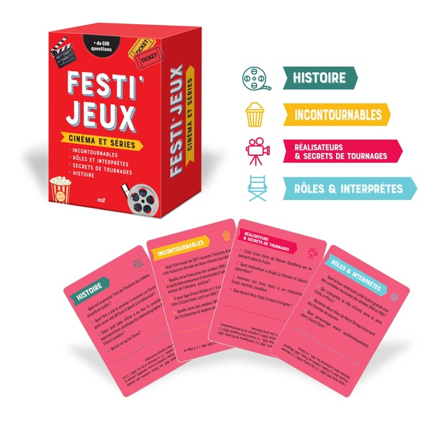 FESTI'JEUX - CINEMA ET SERIES - PLUS DE 600 QUESTIONS POUR LES FANS DE CINEMA !