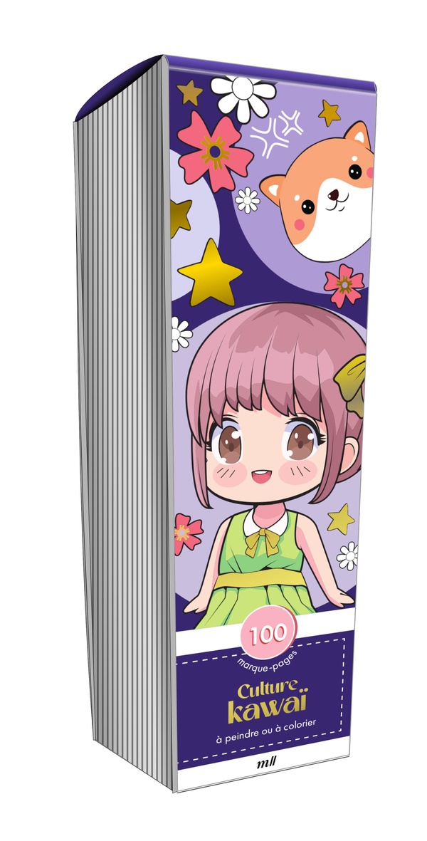 MARQUE-PAGES - CULTURE KAWAI - EDITION PREMIUM - 100 MARQUE-PAGES A PEINDRE OU A COLORIER