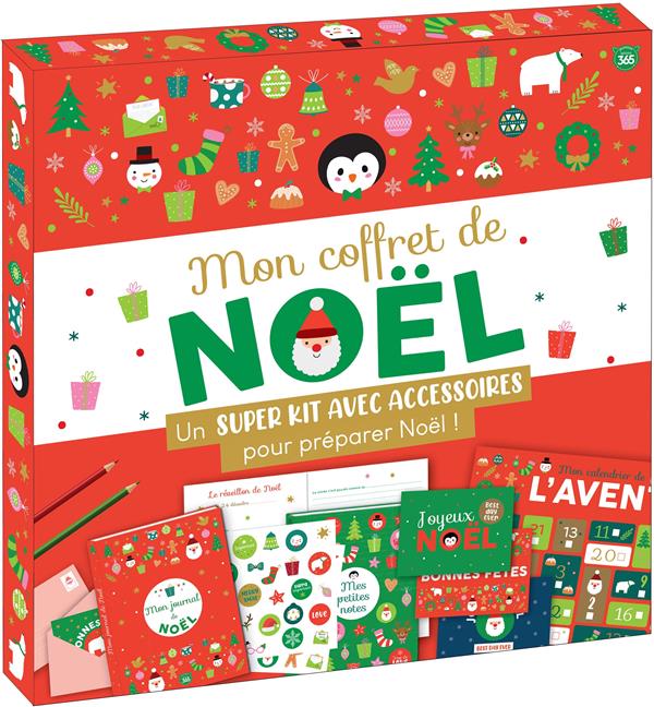 MON COFFRET DE NOEL - KIT AVEC ACCESSOIRES POUR PREPARER LES FETES DE NOEL