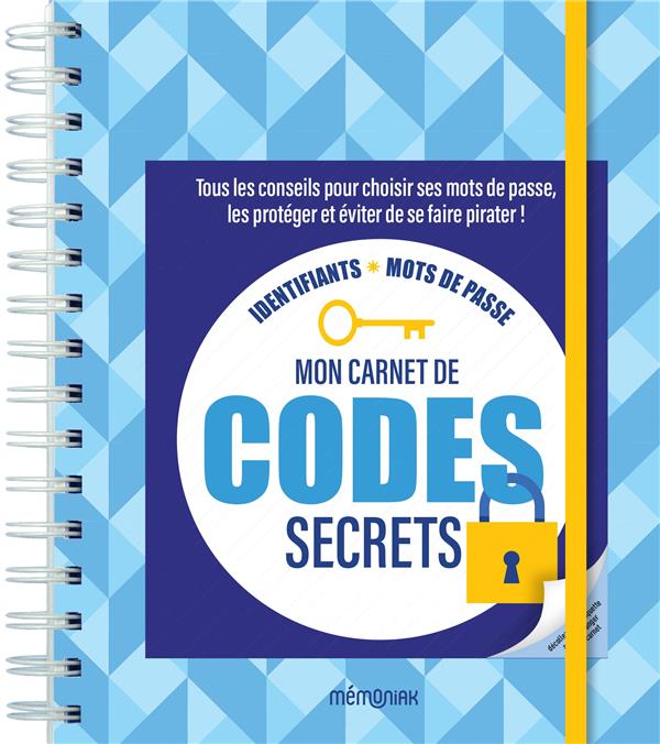 MON CARNET DE CODES SECRETS MEMONIAK