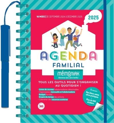 AGENDAS FAMILIAUX MEMONIAK AGENDA FAMILIAL MEMONIAK, SEPT. 2024 - DEC. 2025